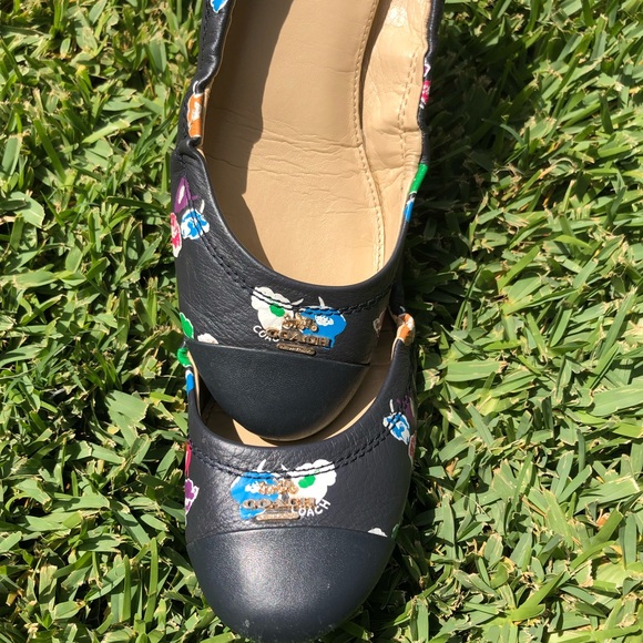 Coach Camilla Floral women shoes, navy blue/ red - Picture 7 of 8